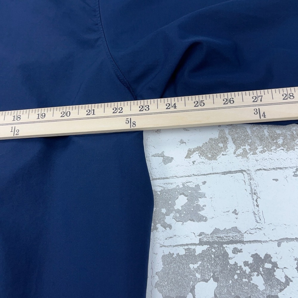 Vintage Nike Jacket Men XXL 2XL Blue Windbreaker Track Suit Navy Y2K Warm Up - Picture 9 of 10